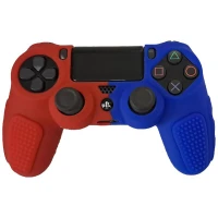 روکش دسته بازی PS4 استوپ دار زمینه آبی قرمز