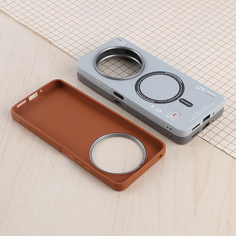 قاب چرمی ژله ای Leather شیائومی Redmi A4 / 14C / 14R / Poco C75 طرح مگ سیف