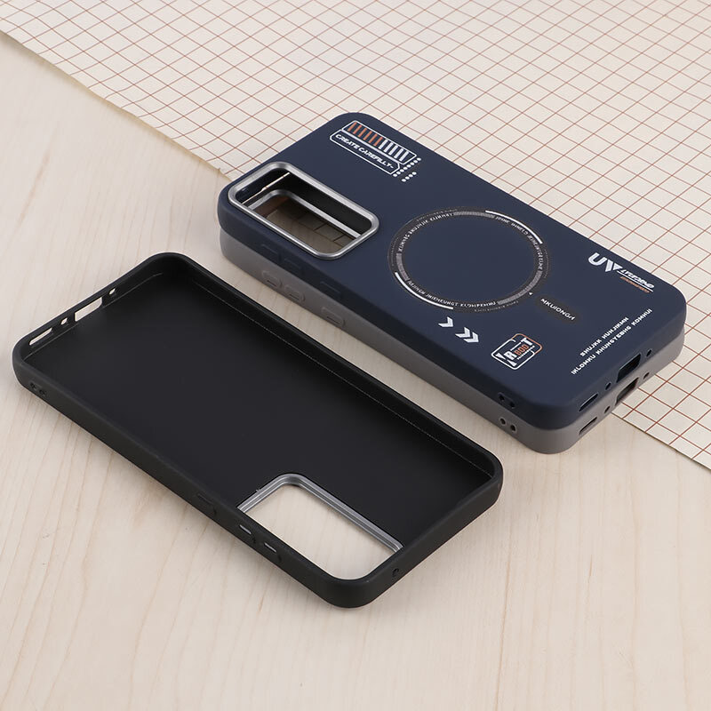 قاب چرمی ژله ای Leather سامسونگ Galaxy A35 طرح مگ سیف