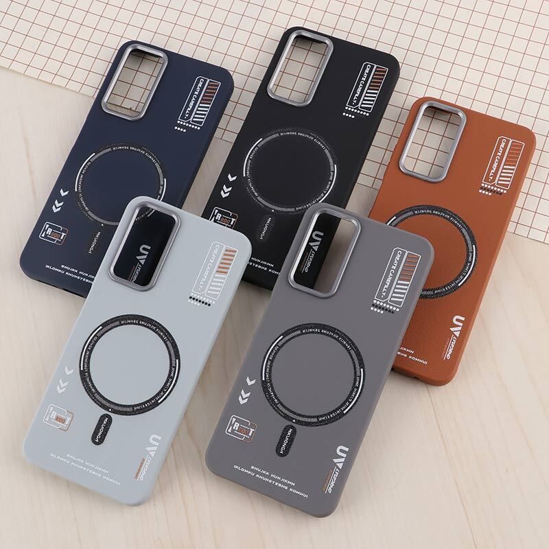 قاب چرمی ژله ای Leather شیائومی Redmi 10 / Redmi 10 Prime / Redmi Note 11 4G طرح مگ سیف
