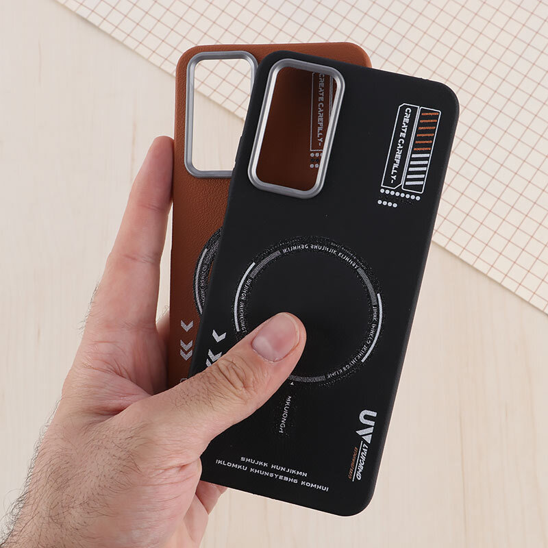 قاب چرمی ژله ای Leather شیائومی Redmi 10 / Redmi 10 Prime / Redmi Note 11 4G طرح مگ سیف
