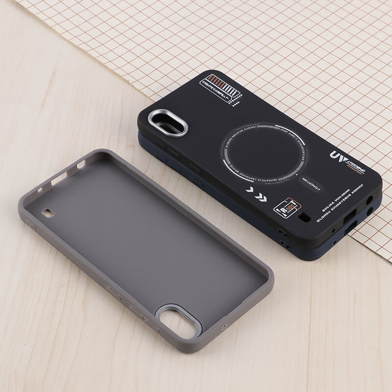 قاب چرمی ژله ای Leather سامسونگ Galaxy A10 طرح مگ سیف