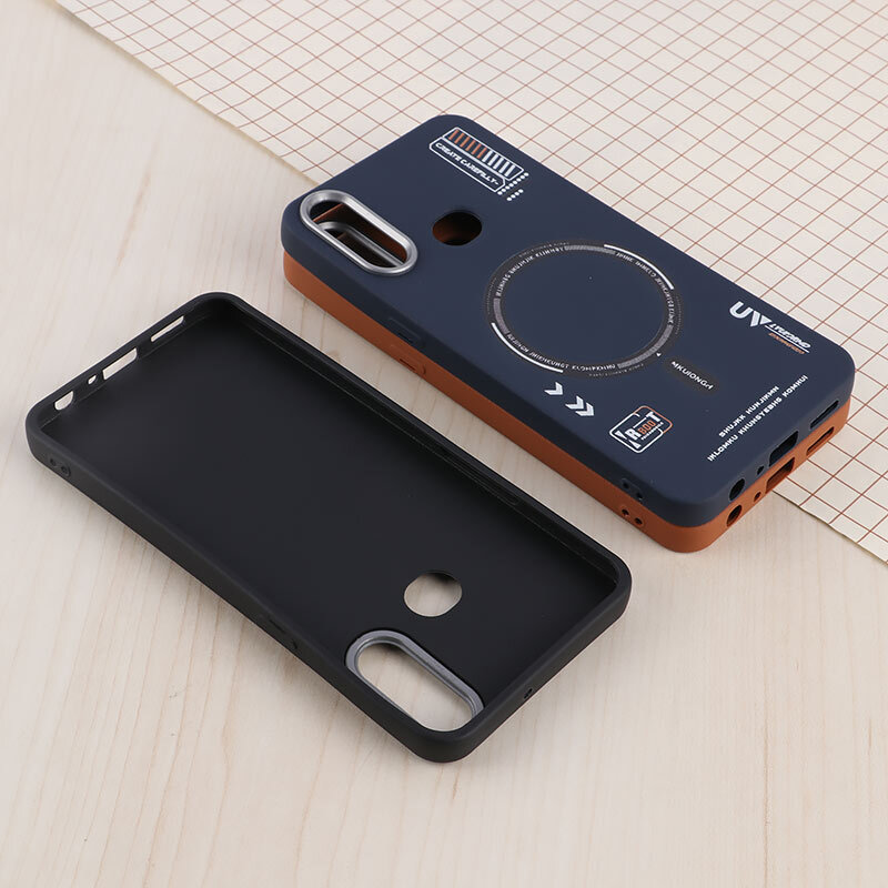 قاب چرمی ژله ای Leather سامسونگ Galaxy A10s طرح مگ سیف