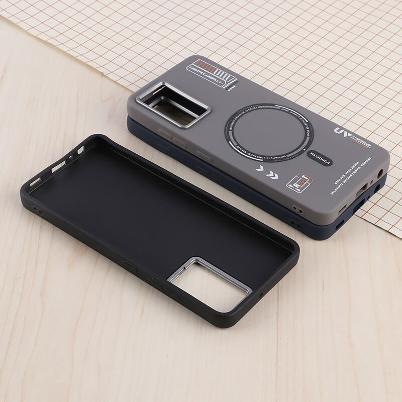 قاب چرمی ژله ای Leather سامسونگ Galaxy A32 4G طرح مگ سیف