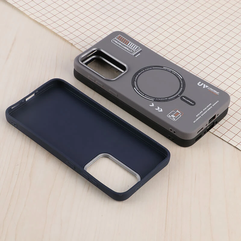 قاب چرمی ژله ای Leather سامسونگ Galaxy A36 طرح مگ سیف
