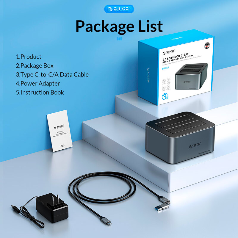 داک هارد 4 سینی اوریکو Orico 6646C3-C USB 3.2