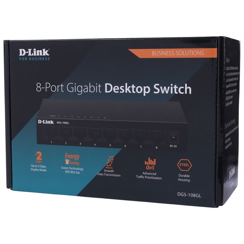 سوییچ 8 پورت دی لینک DGS-108GL