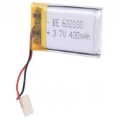 باتری لیتیوم هدست 400mAh 20*31*3mm 602030