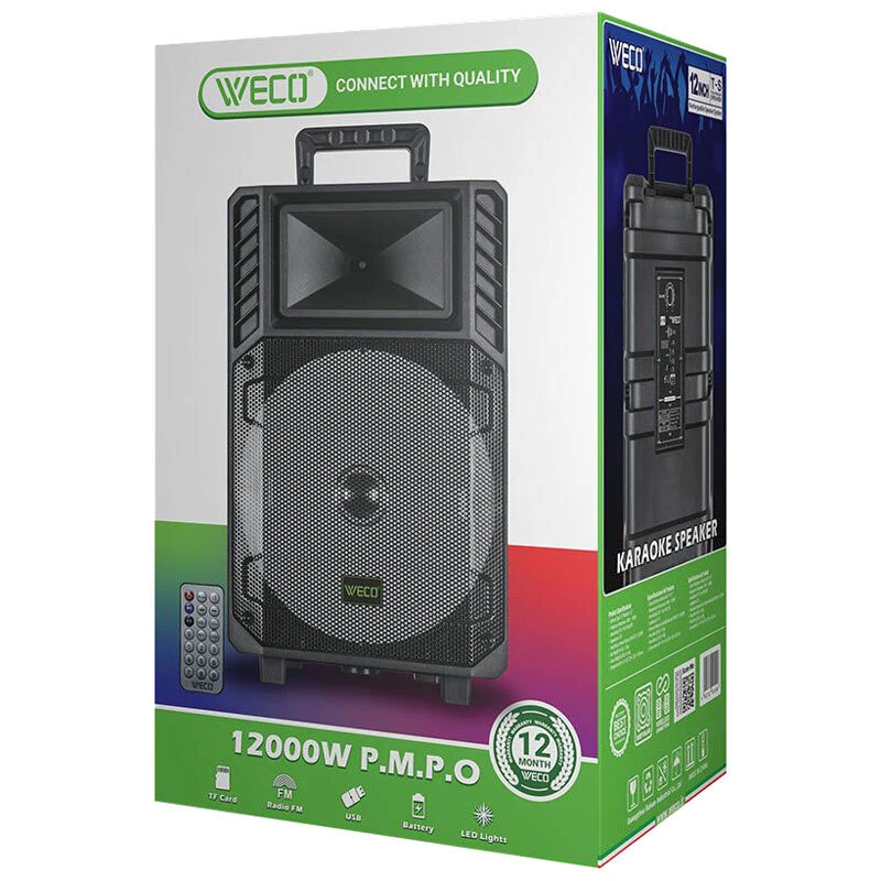 اسپیکر بلوتوثی وکو WECO-100 + ریموت کنترل
