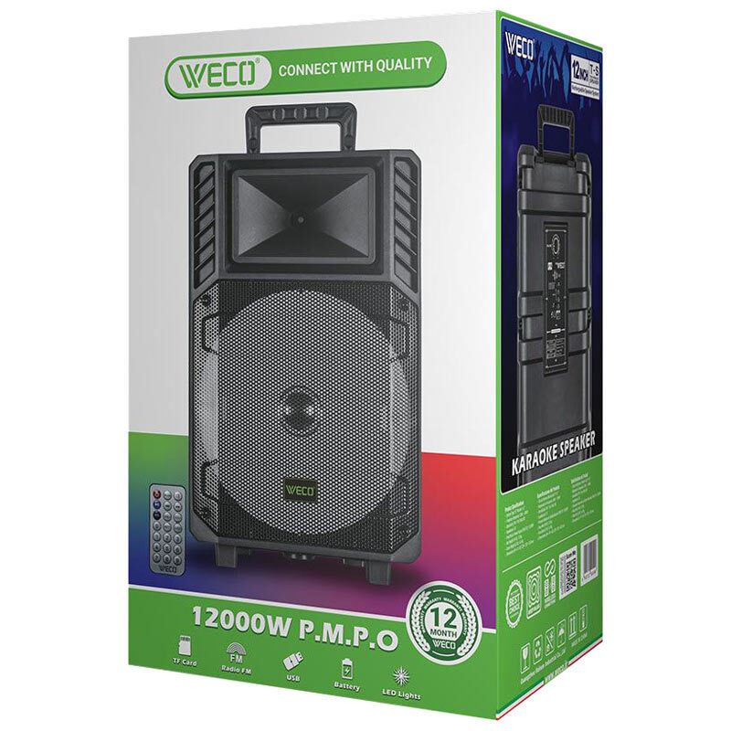 اسپیکر بلوتوثی وکو WECO-100 + ریموت کنترل