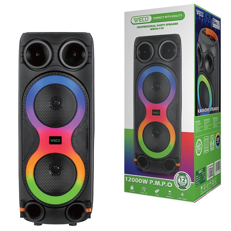 اسپیکر چمدانی بلوتوثی ویکو WECO-110 + ریموت کنترل