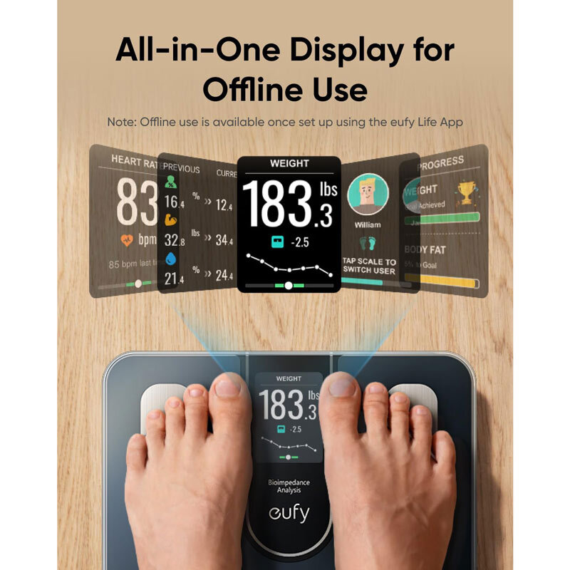 ترازو دیجیتال هوشمند Anker Eufy Smart scale C20 T9130011