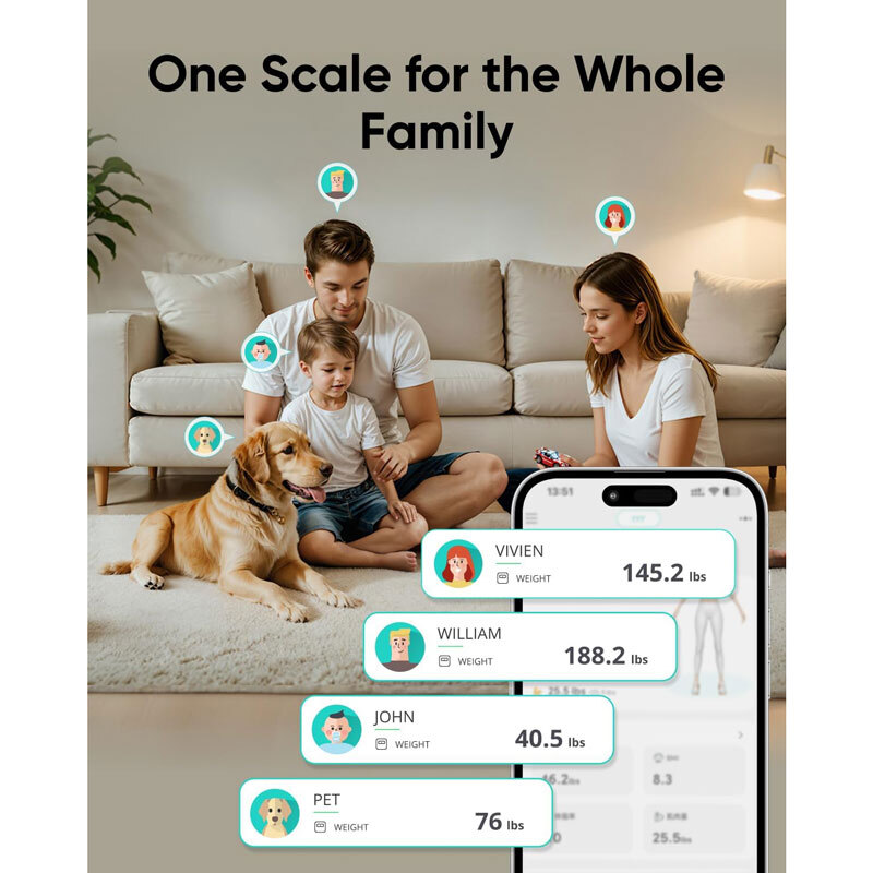 ترازو دیجیتال هوشمند Anker Eufy Smart scale C20 T9130011