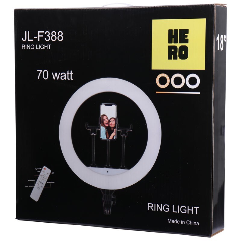 رینگ لایت 18 اینچ Hero JL-F388