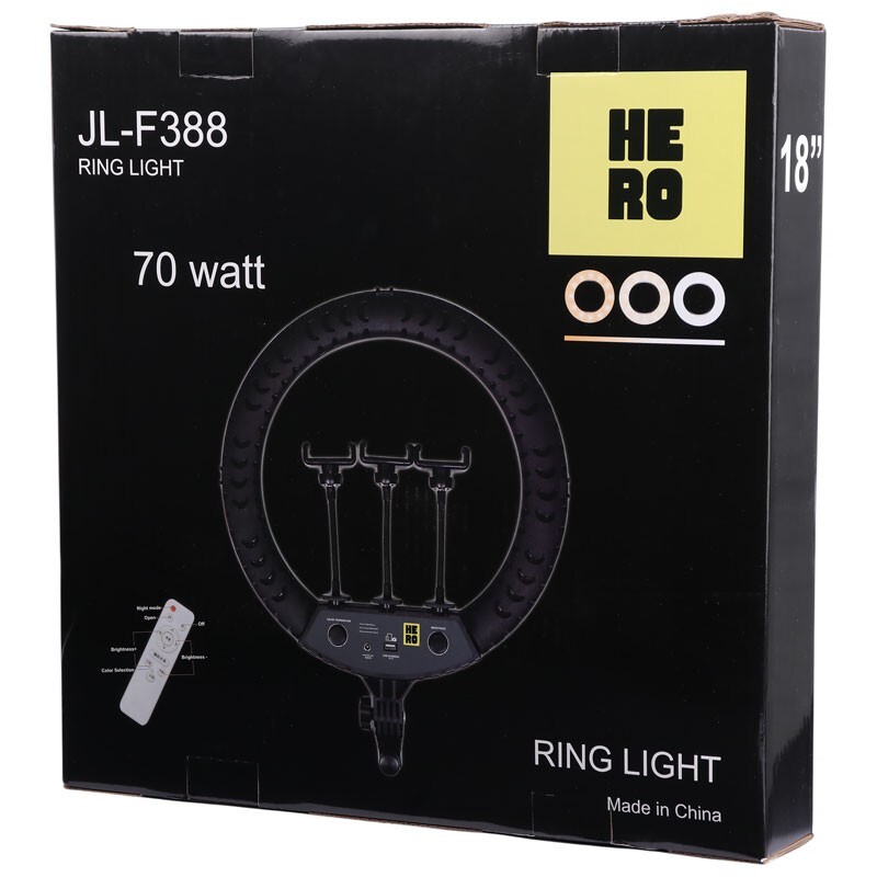 رینگ لایت 18 اینچ Hero JL-F388