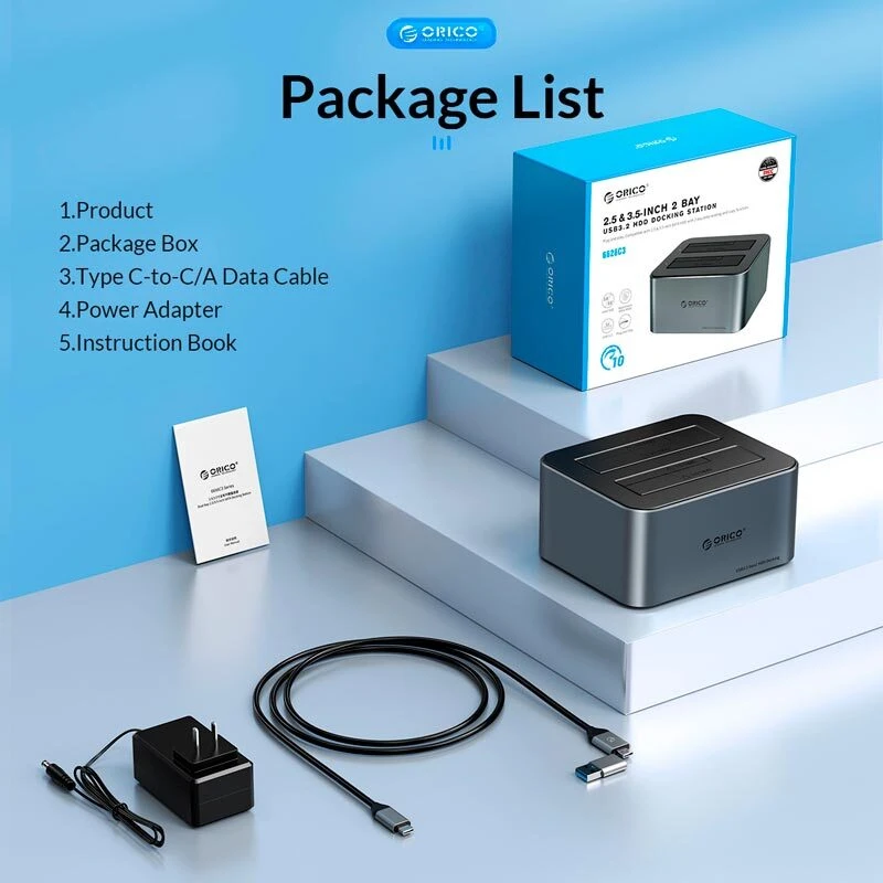 داک هارد 5 سینی اوریکو Orico 6656C3-C USB 3.2