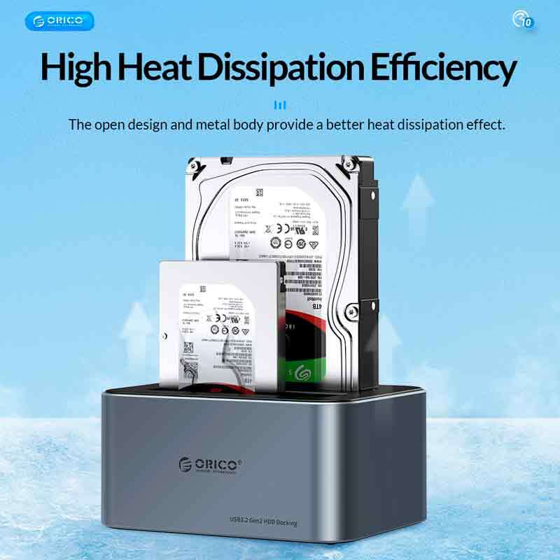 داک هارد 5 سینی اوریکو Orico 6656C3-C USB 3.2