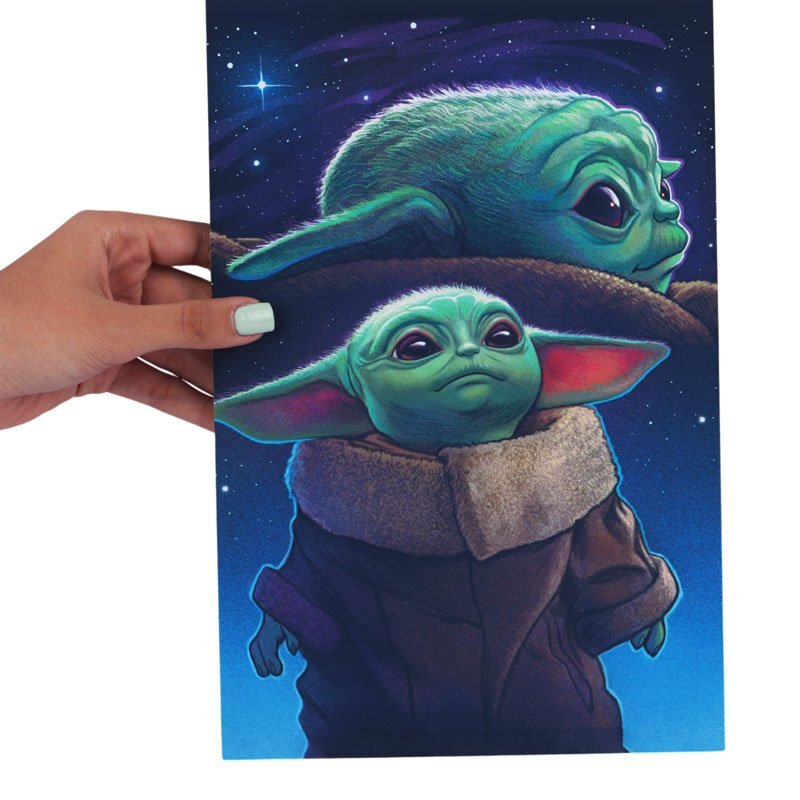 تابلو شاسی 20*30 Baby Yoda