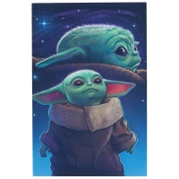 تابلو شاسی 20*30 Baby Yoda