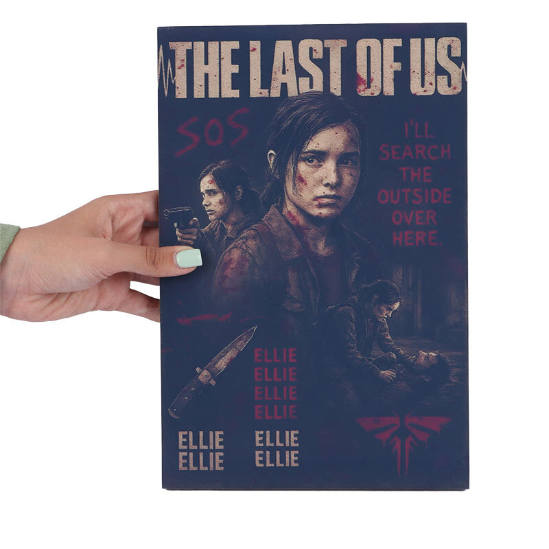 تابلو شاسی 20*30 The Last Of Us Ellie