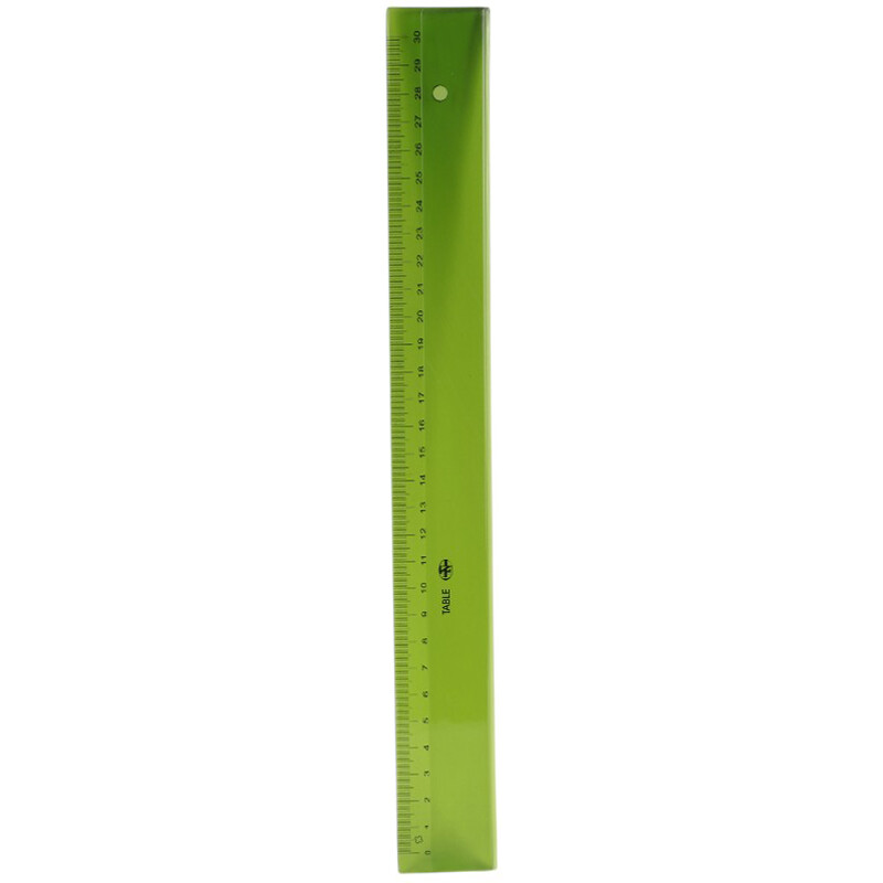 خط کش پلاستیکی لبه راپید خور تیبل Table 30cm