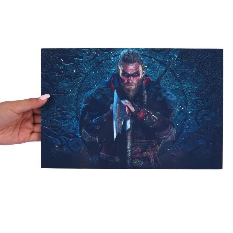 تابلو شاسی 20*30 Assassins Creed Valhalla