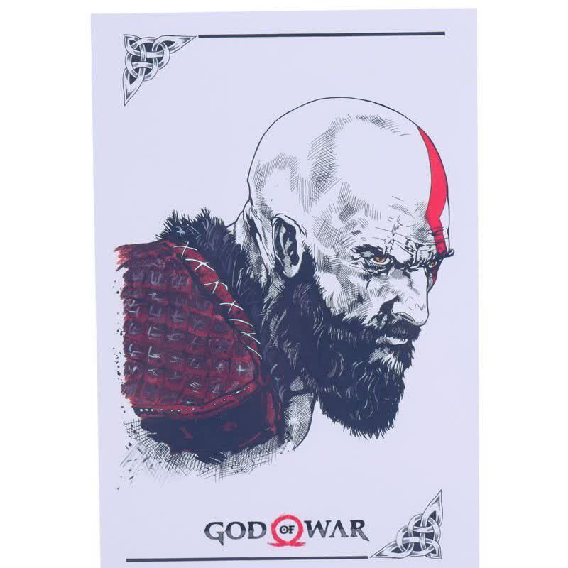 تابلو شاسی 20*30 God of war کد 2