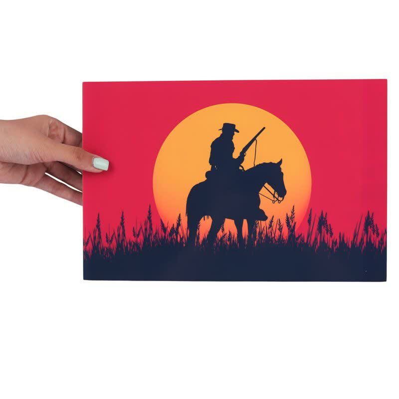 تابلو شاسی 20*30 2 Red Dead Redemption کد 3