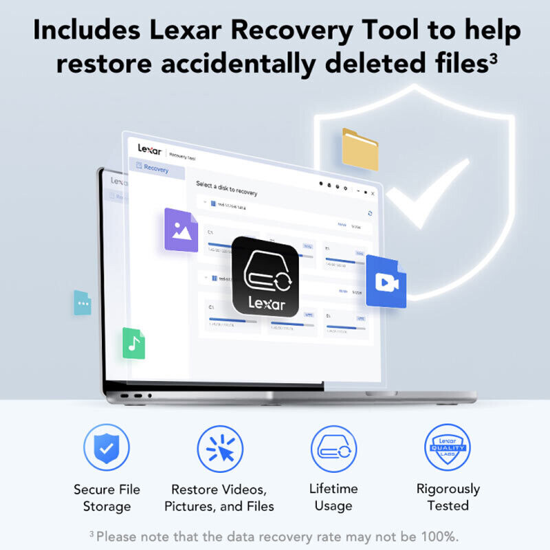 حافظه اکسترنال SSD لکسار Lexar SL300 2TB