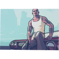 تابلو شاسی 13*18 GTA San Andreas