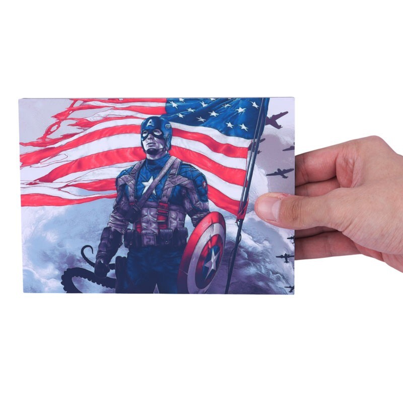 تابلو شاسی 13*18 Captain America