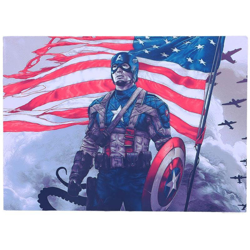 تابلو شاسی 13*18 Captain America