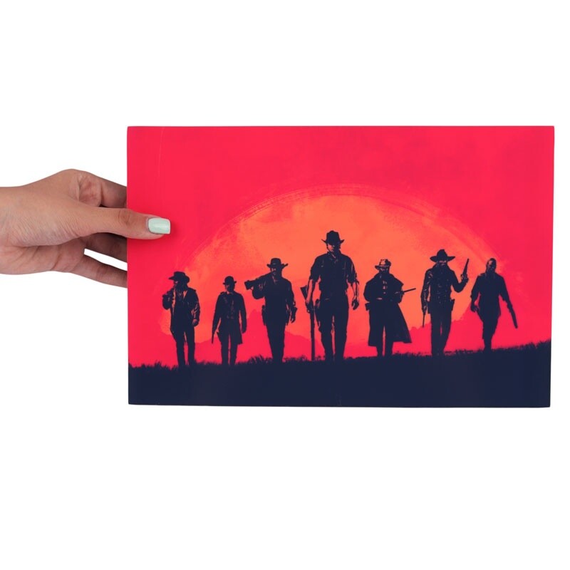تابلو شاسی 20*30 2 Red Dead Redemption کد 4