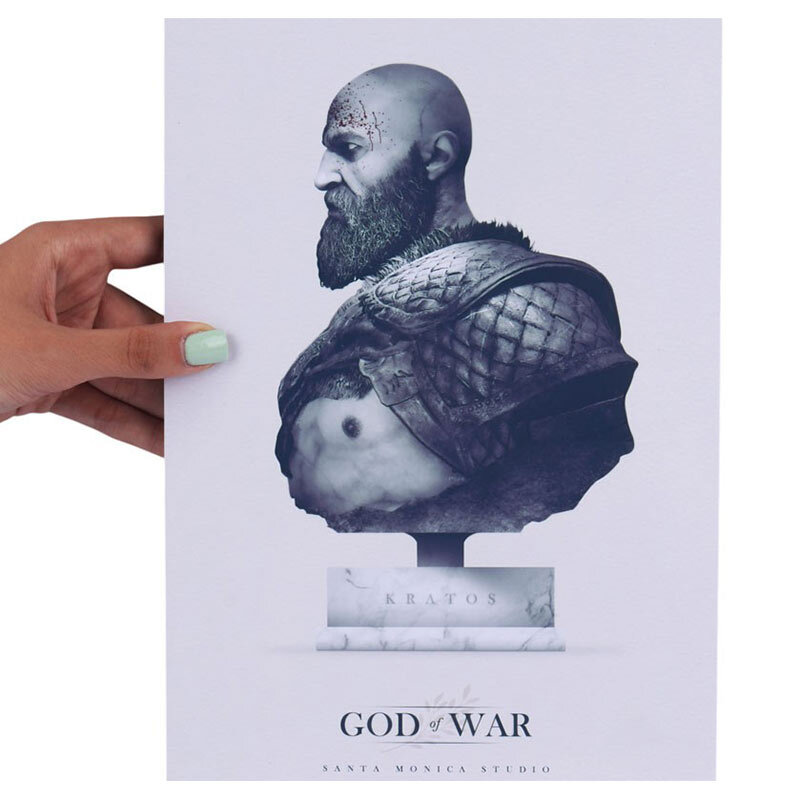 تابلو شاسی 20*30 God of war کد 3