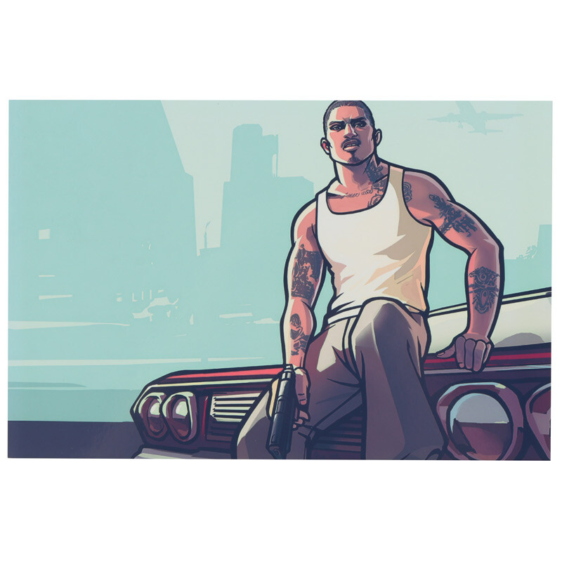 تابلو شاسی 20*30 GTA San Andreas