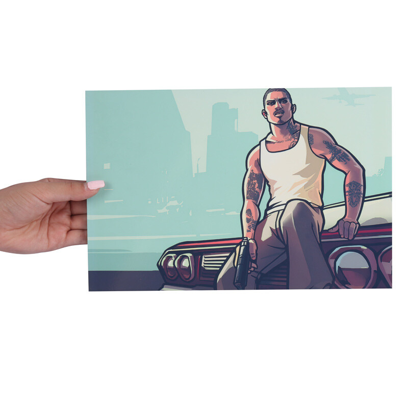 تابلو شاسی 20*30 GTA San Andreas