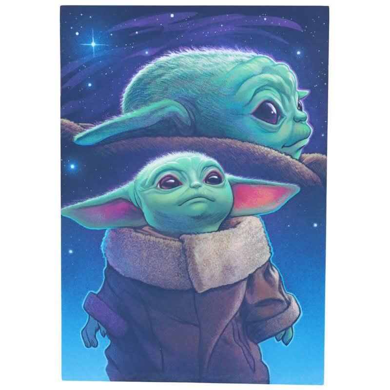 تابلو شاسی 13*18 Baby Yoda