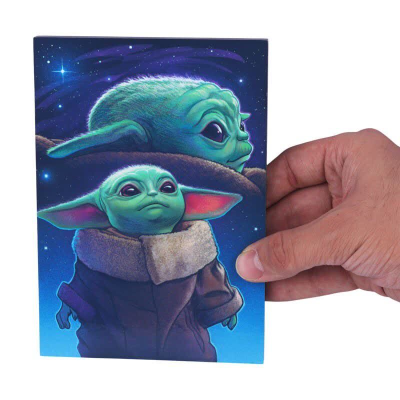تابلو شاسی 13*18 Baby Yoda