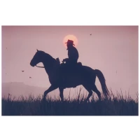 تابلو شاسی 20*30 Red Dead Redemption 2
