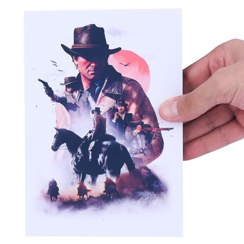 تابلو شاسی 13*18 Red Dead Redemption 2 کد 3