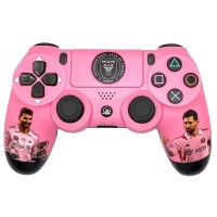 دسته بازی بی سیم SONY PlayStation 4 DualShock 4 High Copy طرح Messi Miami