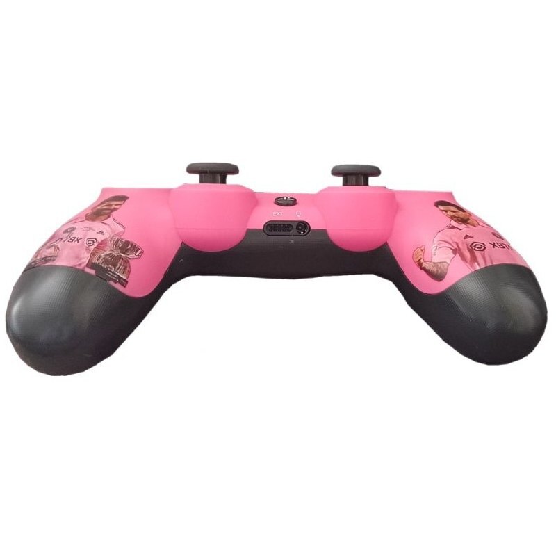 دسته بازی بی سیم SONY PlayStation 4 DualShock 4 High Copy طرح Messi Miami