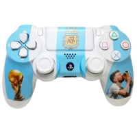 دسته بی سیم SONY PlayStation 4 DualShock 4 High Copy طرح Messi Argentina