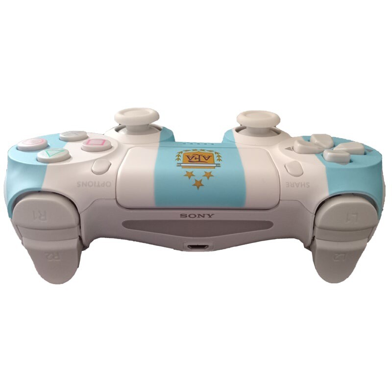 دسته بی سیم SONY PlayStation 4 DualShock 4 High Copy طرح Messi Argentina