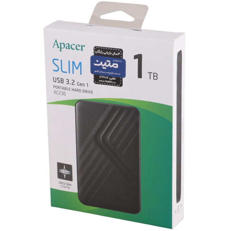 هارد اکسترنال اپیسر Apacer AC236 1TB