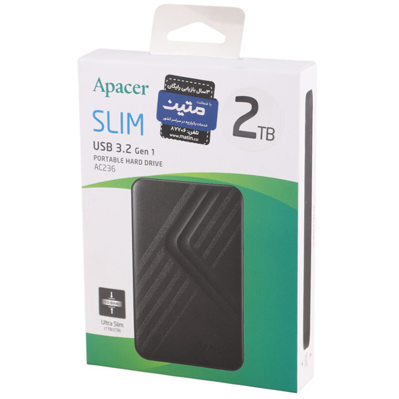 هارد اکسترنال اپیسر Apacer AC236 2TB