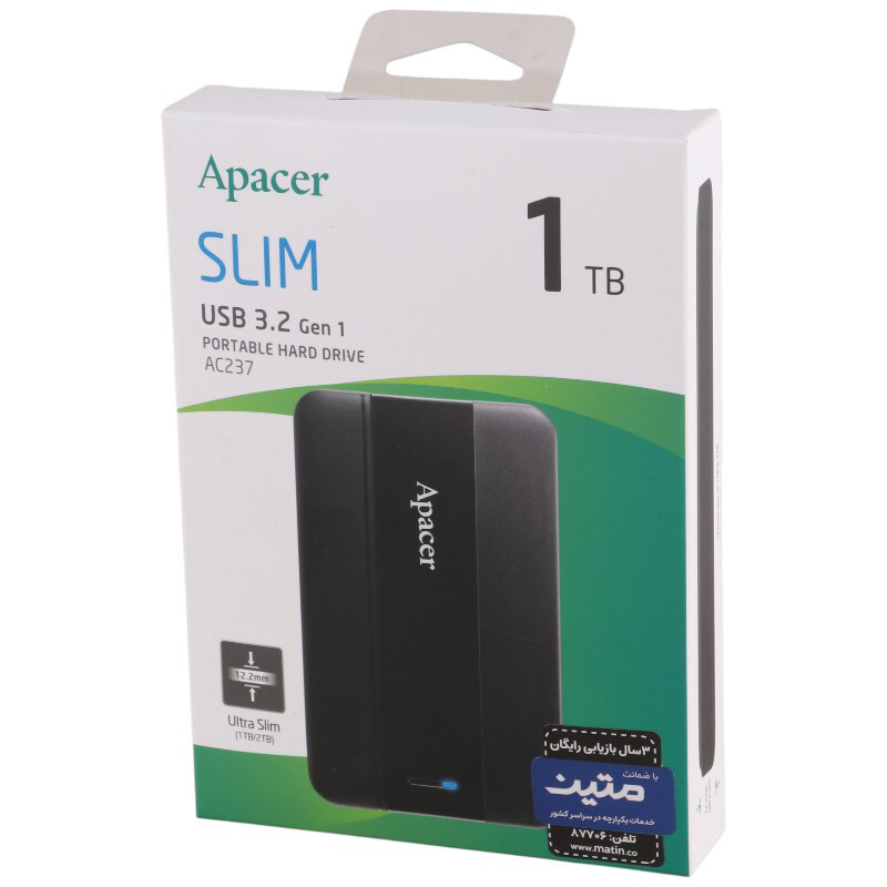 هارد اکسترنال اپیسر Apacer AC237 1TB