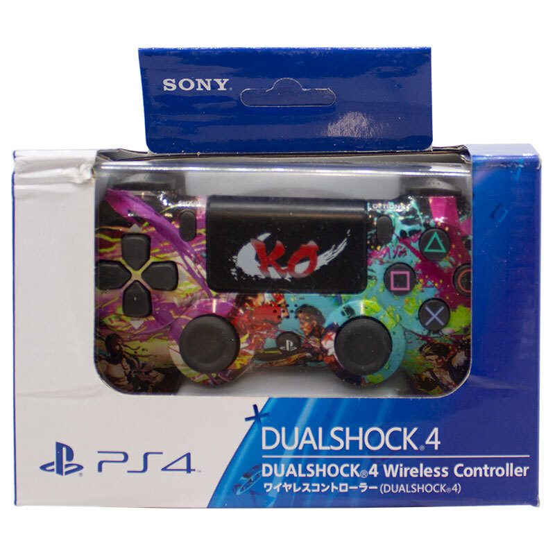 دسته بازی بی سیم SONY PlayStation 4 DualShock 4 High Copy طرح Street Fighter