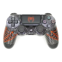 دسته بازی بی سیم SONY PlayStation 4 DualShock 4 High Copy طرح Spider Man کد 13