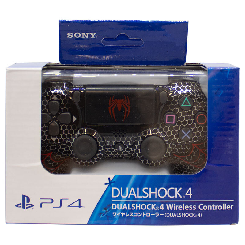 دسته بازی بی سیم SONY PlayStation 4 DualShock 4 High Copy طرح Spider Man کد 13